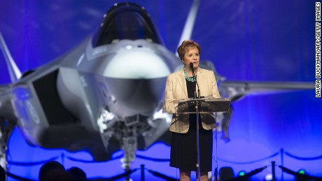 Rep. Kay Granger of Texas speaks at Lockheed Martin in Fort Worth, Texas, in September 2015.