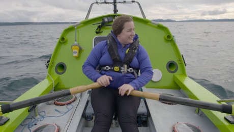 This woman rowed across the Atlantic