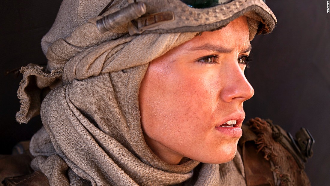 &lt;strong&gt;Rey&lt;/strong&gt; (Daisy Ridley), a young scavenger on the desert planet of Jakku. The role is Ridley&#39;s first film, after minor appearances in British TV dramas including &quot;Casualty&quot; and &quot;Silent Witness.&quot; Not all her parts have been glamorous; in one, she played a corpse.