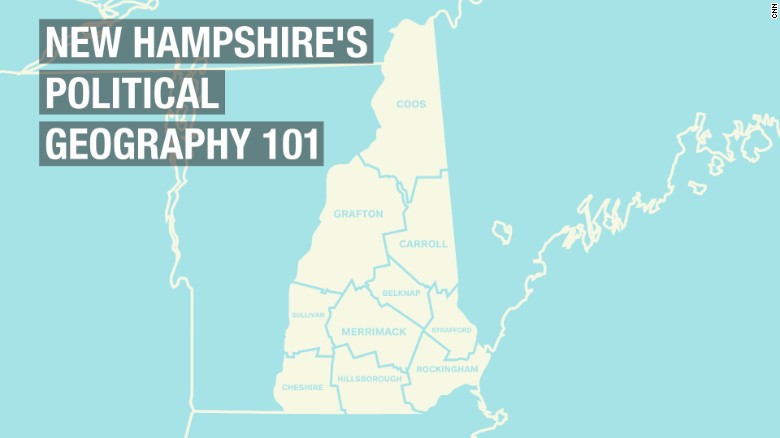 New Hampshire 2016 A Map To Granite State Voters Cnnpolitics