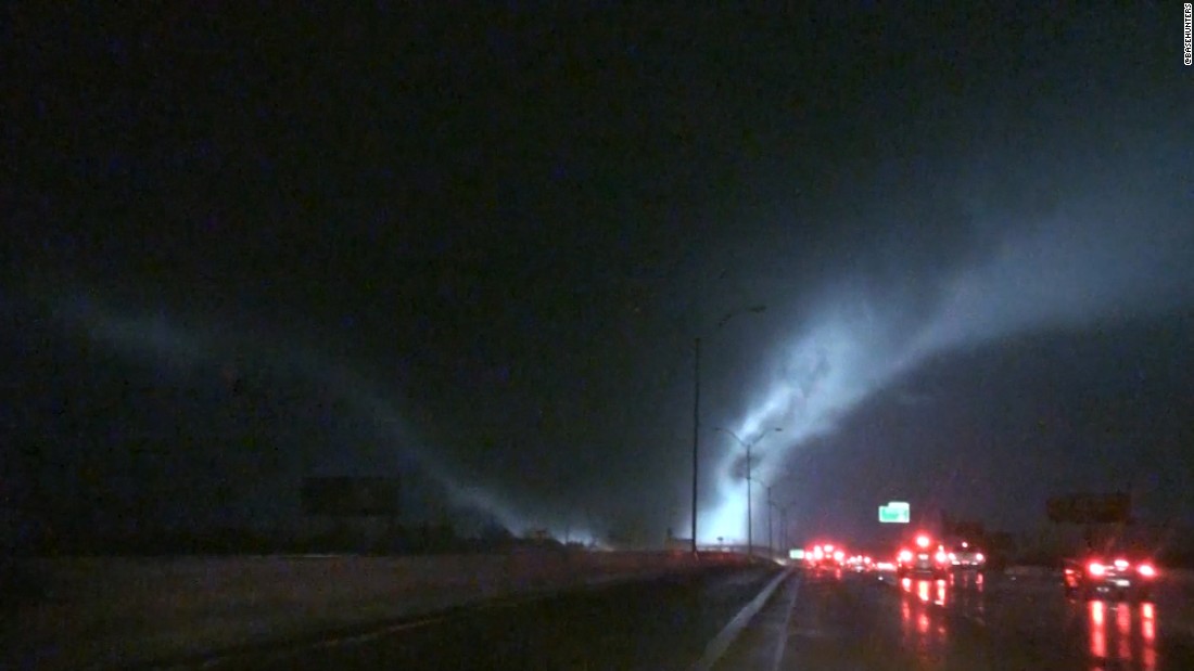 Massive Tornado Roars Across Highway Cnn Video 