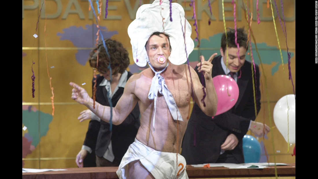 Former &quot;Saturday Night Live&quot; cast member Chris Kattan rocked out as Baby New Year in a 2000 episode of the show. 
