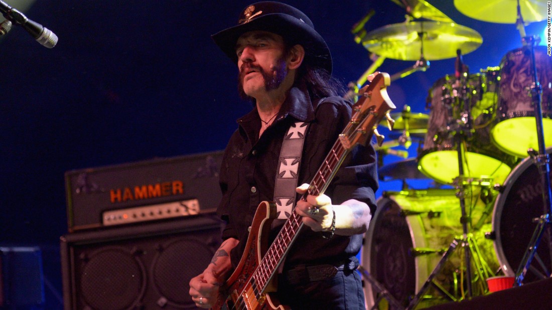 Legendary Motorhead frontman &lt;a href=&quot;http://www.cnn.com/2015/12/28/entertainment/lemmy-motrhead-death/index.html&quot; target=&quot;_blank&quot;&gt;Lemmy Kilmister&lt;/a&gt; died Monday, December 28 after a short battle with cancer, his bandmates announced. He was 70.