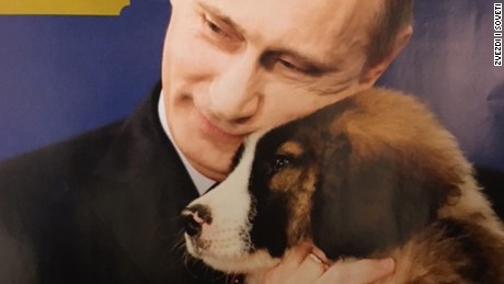 No shortage of Vladimir Putin paraphernalia in Russia
