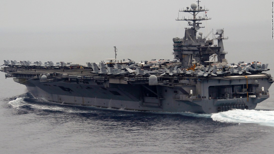 Iranian drone flies over aircraft carrier in Persian Gulf - CNNPolitics