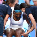 Serena Williams: Knee Injury Hopman Cup