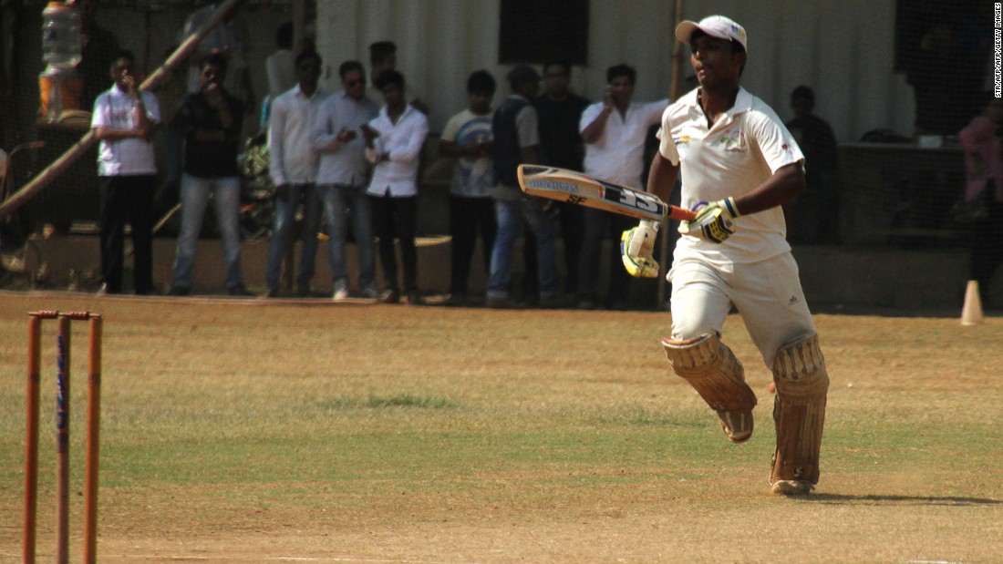 Dhanawade reached 1,009 off just 323 balls, hitting 59 sixes and 127 fours in 395 minutes at the crease during the HT Bhandari Cup inter-school tournament.