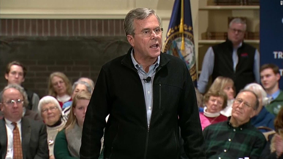 Jeb Bush Asked Why He Called Donald Trump A Jerk Cnn Video