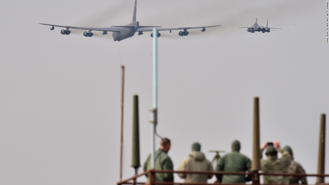 U.S. B52 joins flyover after North Korea's bomb claim CNN