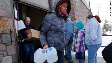 The city is now issuing bottled water to Flint residents.