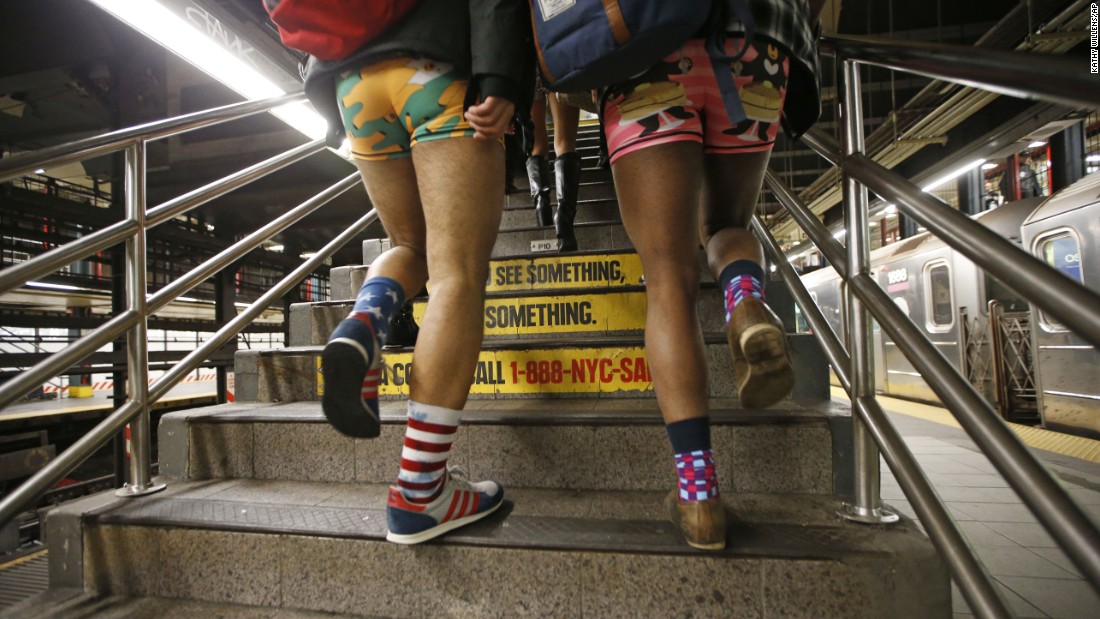 The World Celebrates No Pants Subway Ride