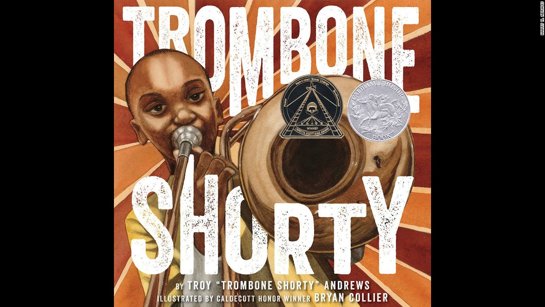 &lt;strong&gt;Coretta Scott King (Illustrator) Book Award:&lt;/strong&gt; &quot;Trombone Shorty,&quot; illustrated by Bryan Collier and written by Troy Andrews and Bill Taylor. 