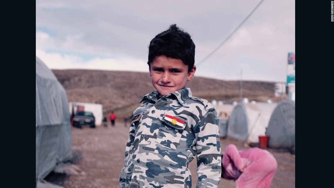 The Esyan refugee camp in Kurdistan is home to almost 15,000 Yazidis fleeing ISIS.