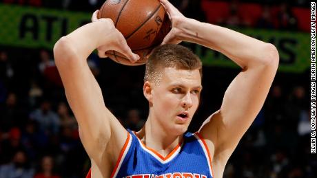NBA giant Kristaps Porzingis: Head in the clouds; feet on the ground