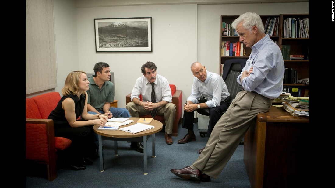 &lt;strong&gt;Best original screenplay: &lt;/strong&gt;&quot;Spotlight,&quot; by Josh Singer and Tom McCarthy