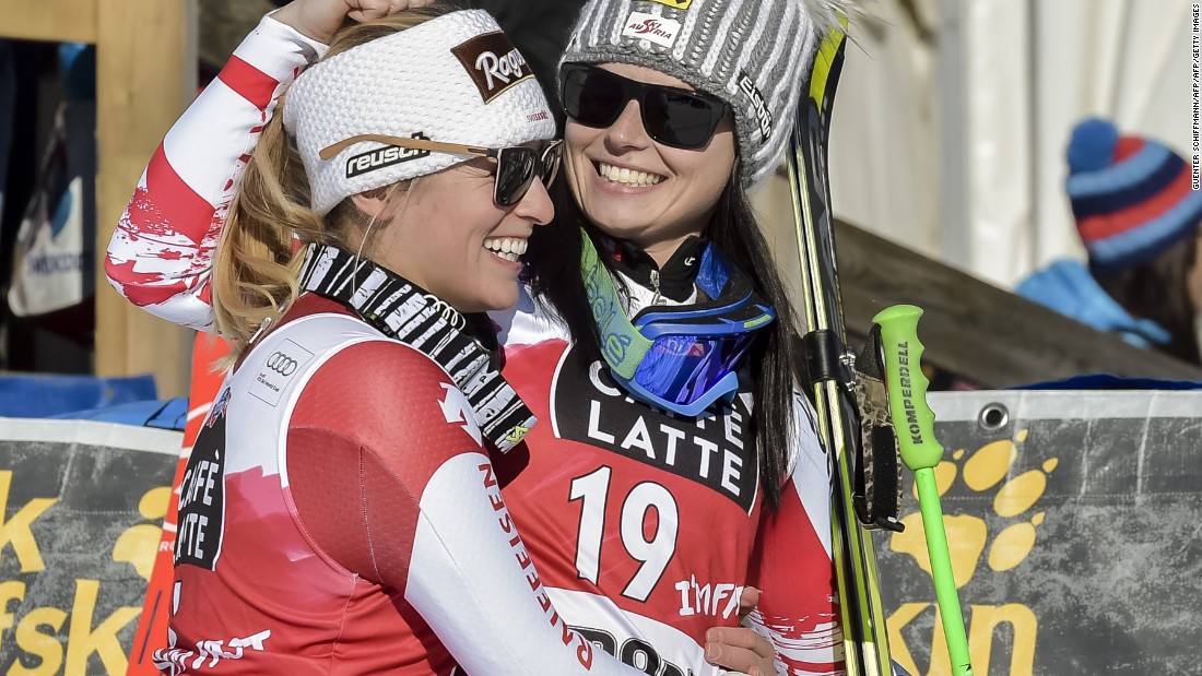 Gut enjoys closer ties with last year&#39;s overall winner Anna Fenninger, the Austrian who is sitting out this season because of injury.
