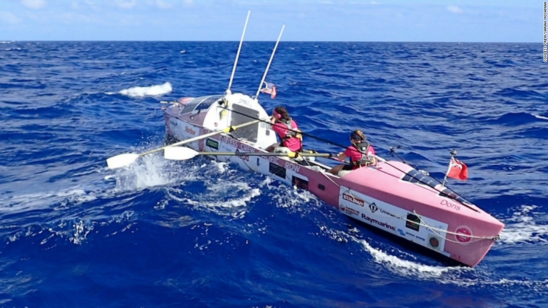 4 British women row 8 000 miles across Pacific Ocean CNN