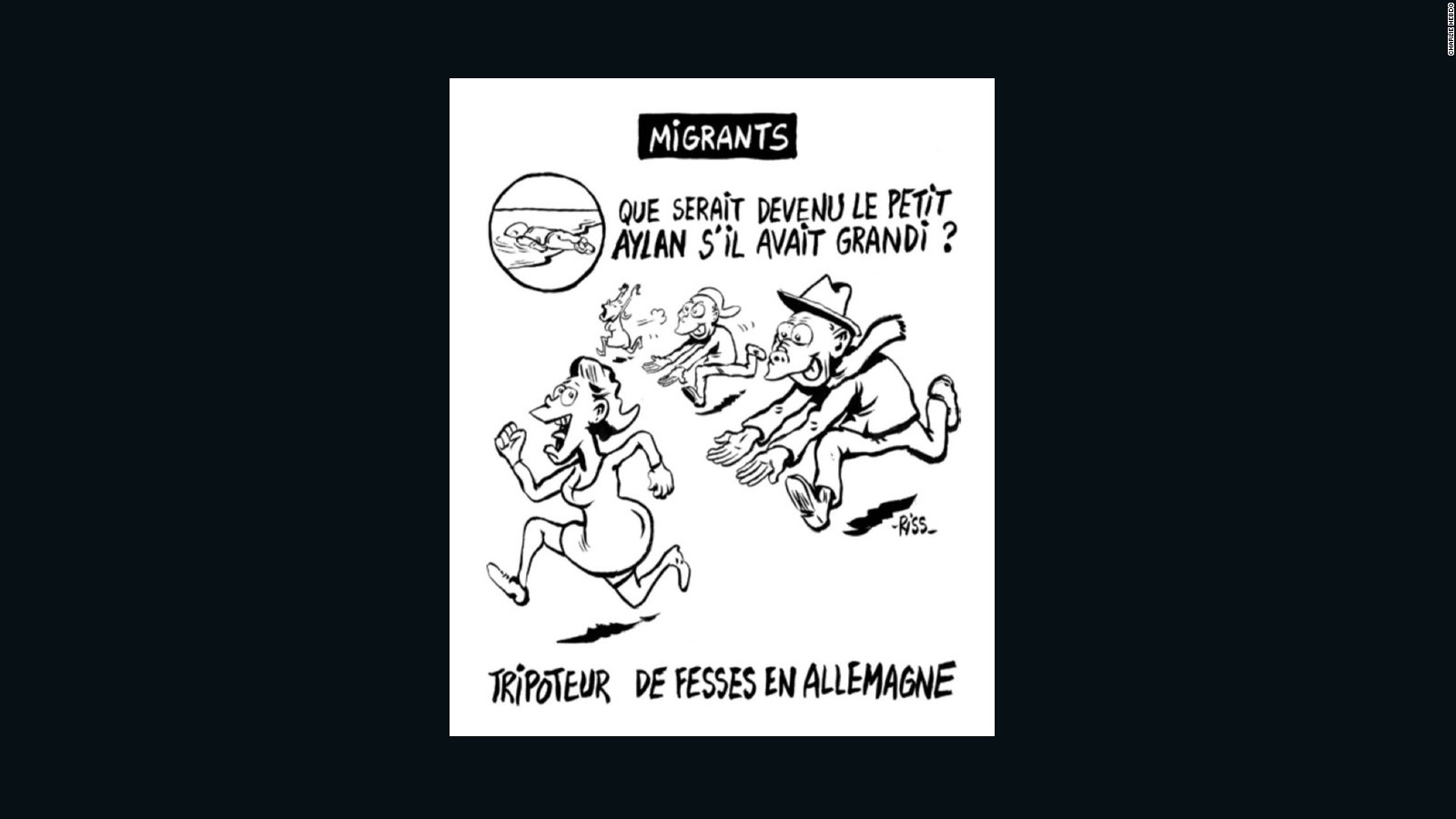 Outrage as Charlie Hebdo depicts Alan Kurdi as molester - CNN