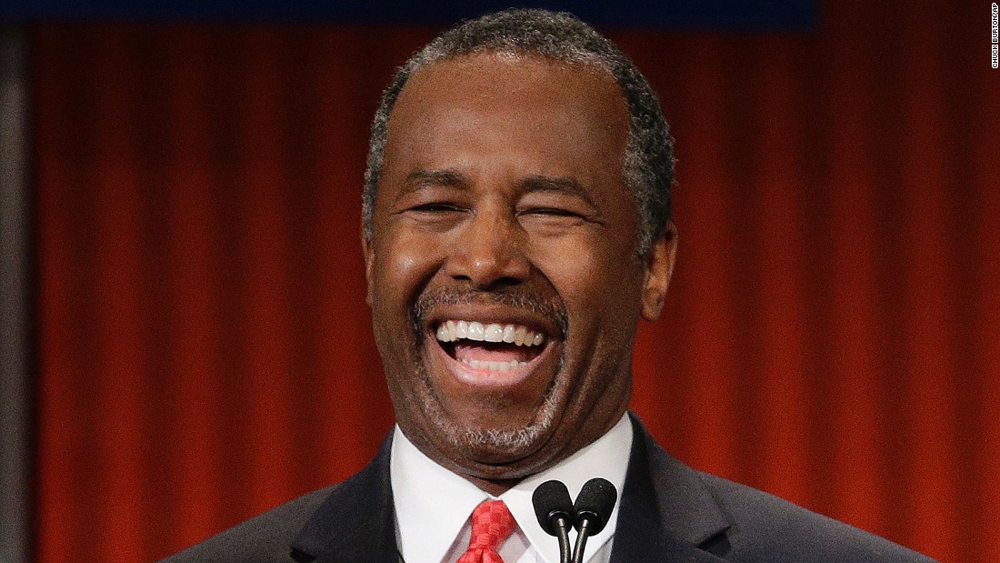 Carson promised this week he would &quot;insinuate&quot; himself into the conversation when needed. After a discussion between Rubio and Christie during the debate, Carson told moderator Neil Cavuto, &quot;Neil I was mentioned too.&quot; Cavuto asked, &quot;You were?&quot; Carson quipped, &quot;Yeah, he said everybody.&quot; On a more serious note, Carson noted the &quot;divisiveness and the hatred&quot; in today&#39;s society. &quot;We have a war on virtually everything -- race wars, gender wars, income wars, religious wars, age wars. Every war you can imagine, we have people at each other&#39;s throat,&quot; he said. &quot;And our strength is actually in our unity.&quot;