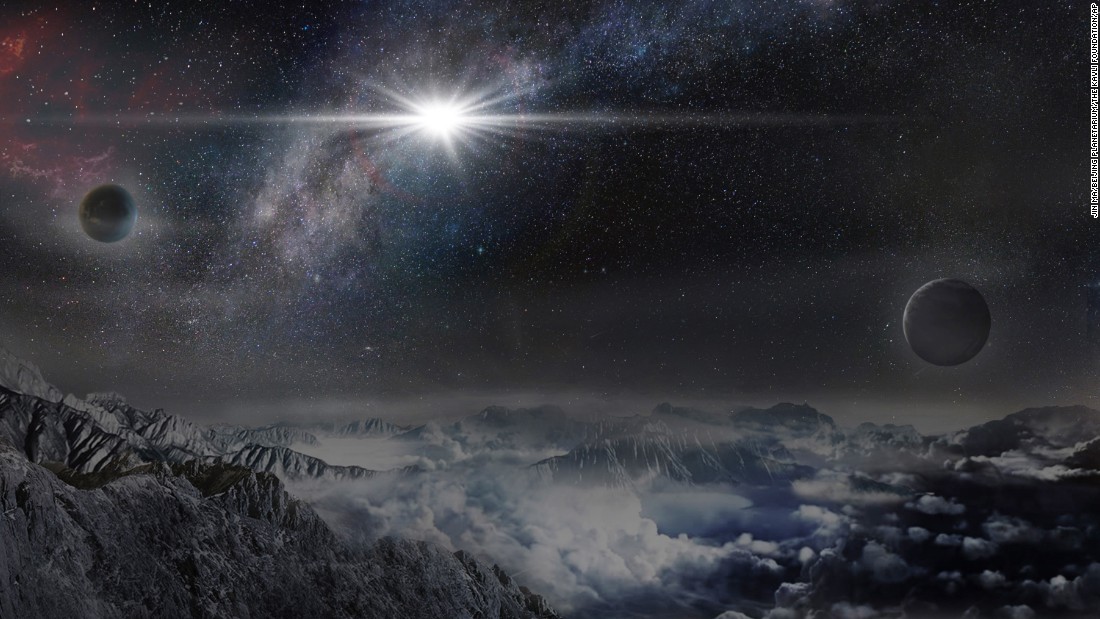 &lt;a href=&quot;http://www.cnn.com/2016/01/14/us/possible-powerful- supernova/index.html&quot; target=&quot;_blank&quot;&gt;An international team of astronomers&lt;/a&gt; may have discovered the biggest and brightest supernova ever. The explosion was 570 billion times brighter than the sun and 20 times brighter than all the stars in the Milky Way galaxy combined, according to a statement from The Ohio State University, which is leading the study. Scientists are straining to define the supernova&#39;s strength. This image shows an artist&#39;s impression of the supernova as it would appear from an exoplanet located about 10,000 light years away.