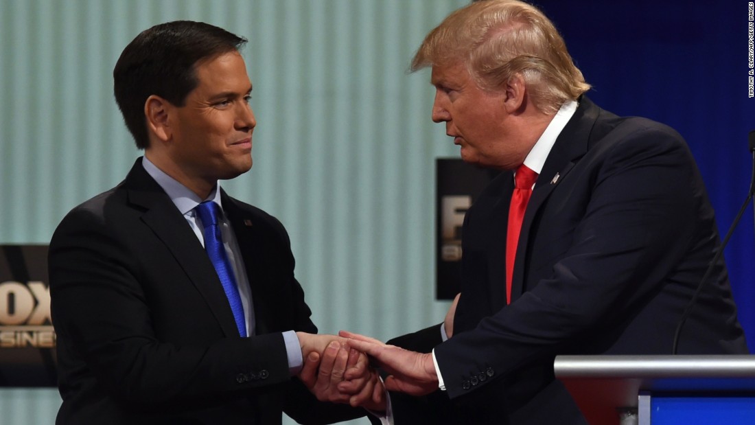 Rubio reveals he apologized to Trump for 'men with small hands' taunt