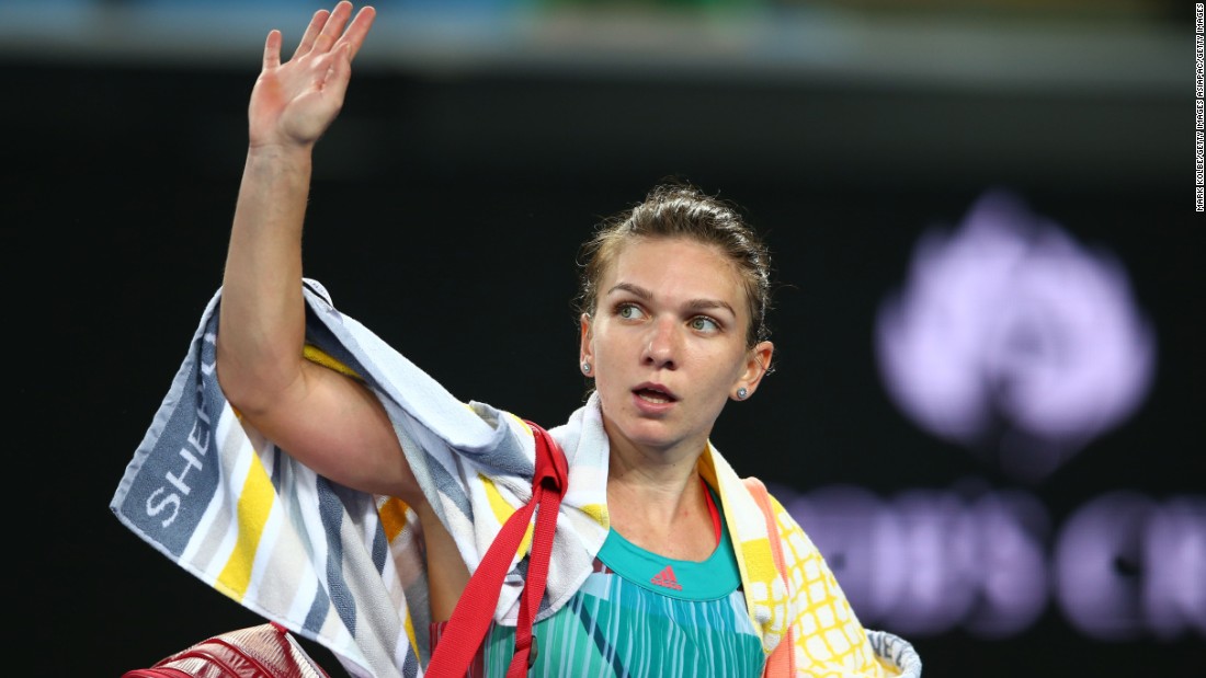 It was also a day to forget for second seed Simona Halep as she was knocked out of the first round by China&#39;s Zhang Shuai.