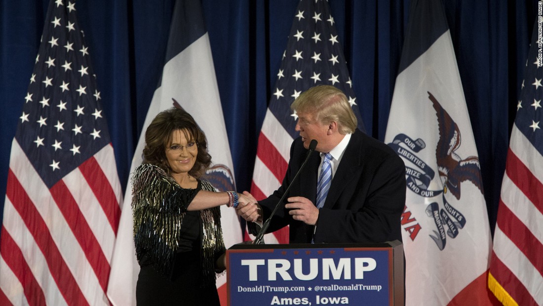 Donald Trump Dodges On Sarah Palin Vp Question Cnnpolitics
