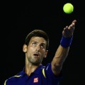 Novak Djokovic serve Australian Open 2016