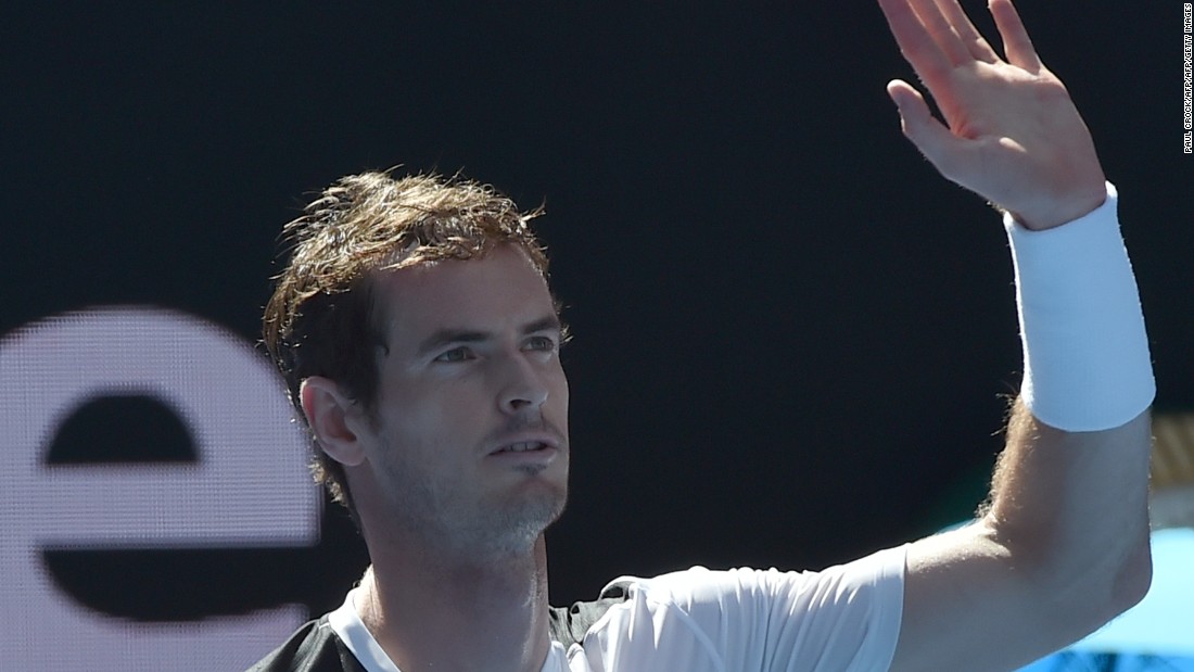 Andy Murray had little trouble dispatching Sam Groth Thursday at the Australian Open. 