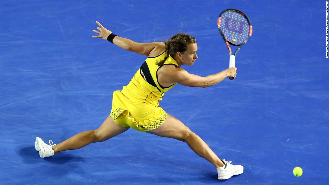Strycova will now face Victoria Azarenka who hasn&#39;t lost a set this year.