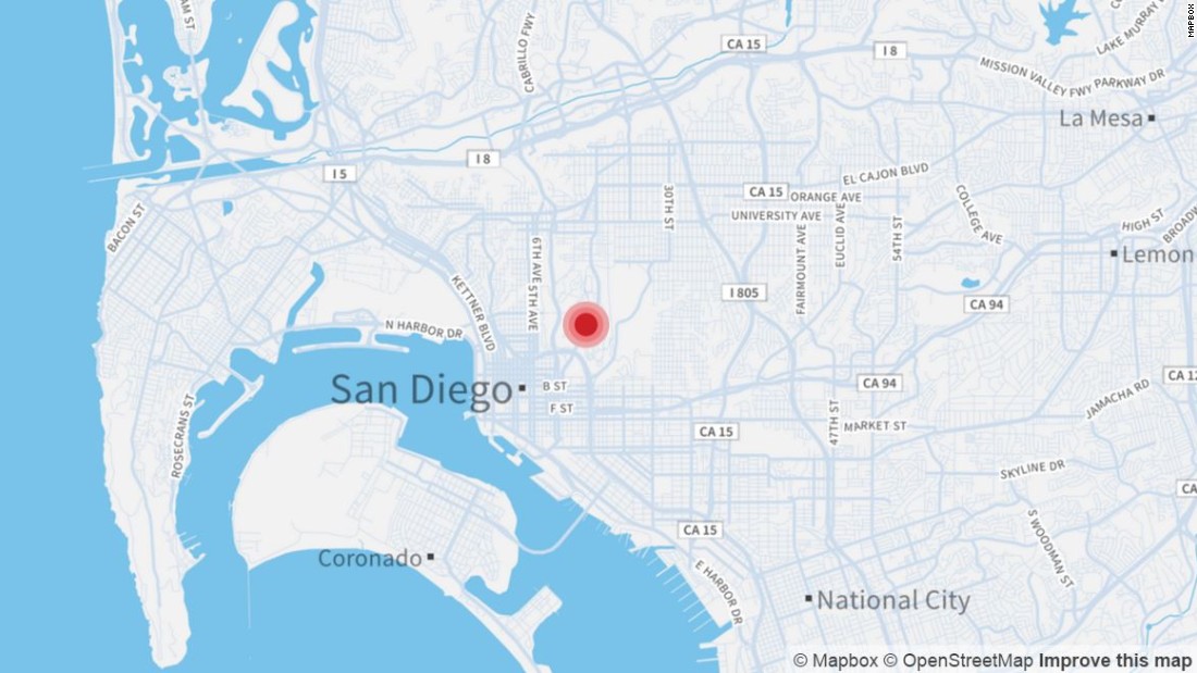 Naval Medical Center San Diego Map Navy: No gunfire at San Diego medical center   CNN