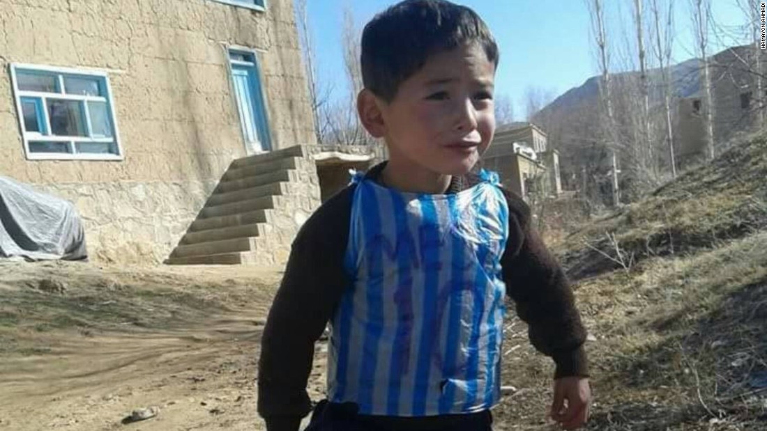 &quot;He kept crying for days, asking for the shirt, until his brother Hamayon helped him make one from the plastic bag to make him happy,&quot; Ahmadi said. &quot;He stopped crying after wearing that plastic bag shirt.&quot;