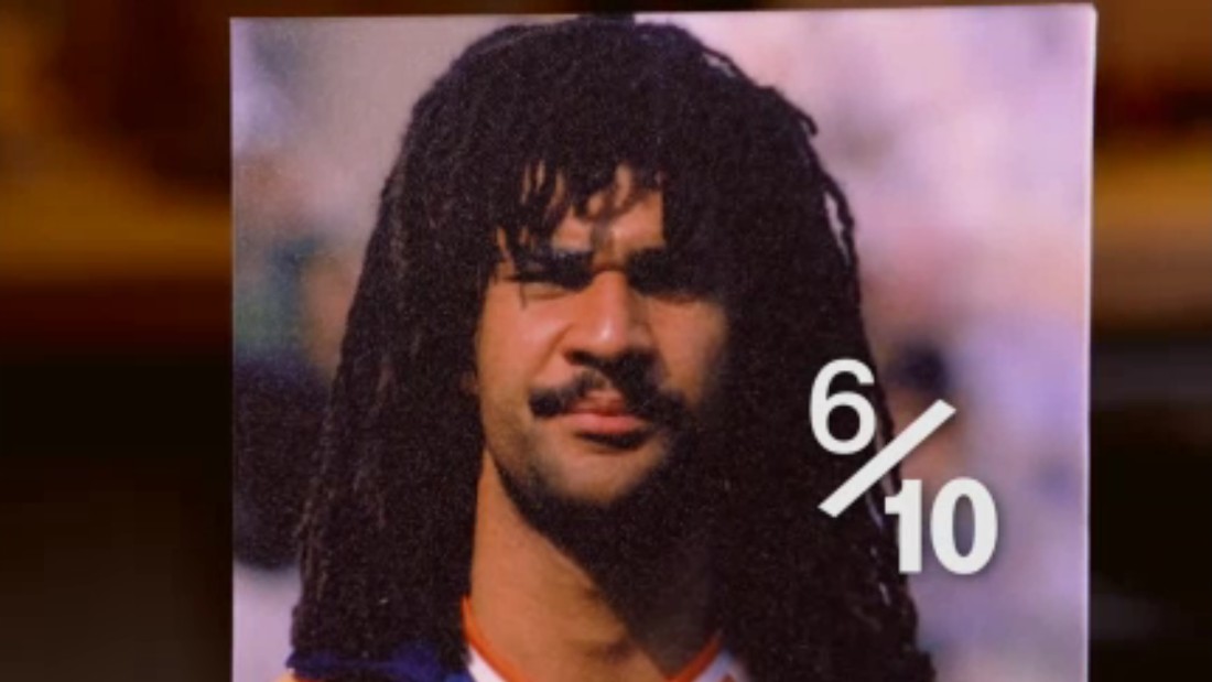 There&#39;s no doubt Hart admires the flowing locks of Dutchman Ruud Gullit. &quot;Confident,&quot; he says.  &quot;Being able to play like that, with your eyes basically covered, and still be as good as him: confident. It&#39;s not that bad -- 6/10.&quot;&lt;br /&gt;