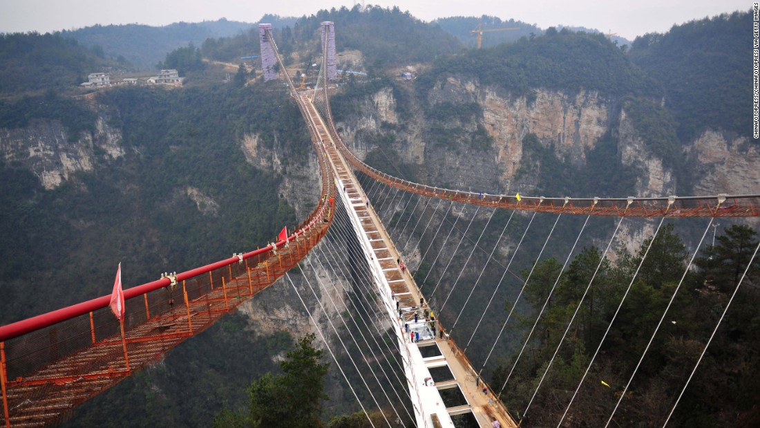 &lt;a href=&quot;http://www.haimdotan.com/&quot; target=&quot;_blank&quot;&gt;Haim Dotan&#39;s&lt;/a&gt; Zhangjiajie Canyon Bridge is the largest glass-bottomed bridge in the world. Aside from supporting visitors, the bridge, which is 69 feet long and 718 feet high, will be also be used for bungee jumps and fashion shows. 