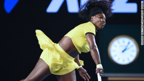 Serena Williams is seeking her seventh Australian Open title.