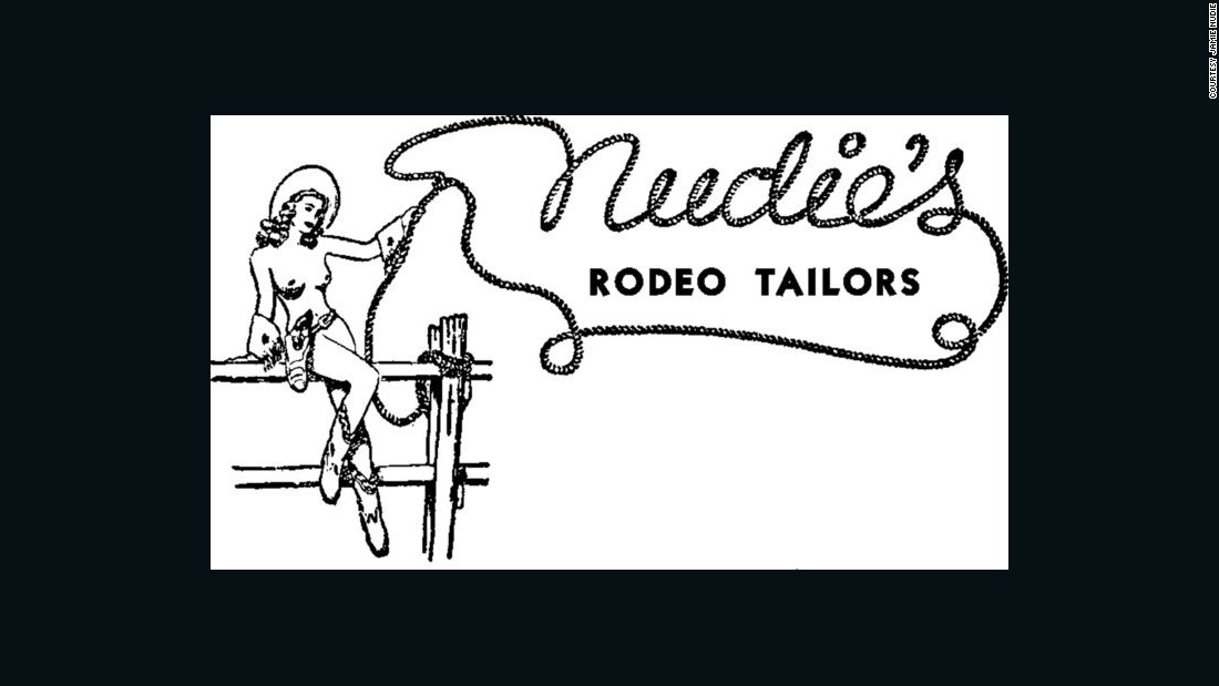The naked cowgirl label was based on Bobbie. &quot;My grandmother came out of the bedroom one evening and she had on her hat and her boots and she said: &#39;Nudie, when do I get the rest of my outfit?&#39;&quot; according to Jamie Nudie.  &quot;So in the 1963 logo she got her Bolero. Anything pre-Bolero means the naked cowgirl label is from 1947 to 1963.&quot;