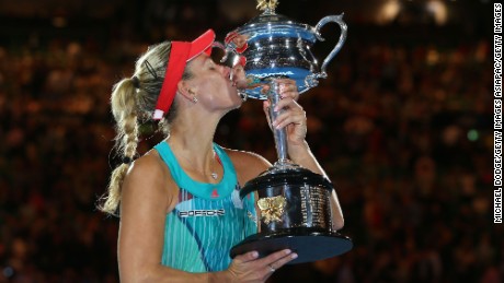 Kerber stuns Serena in final