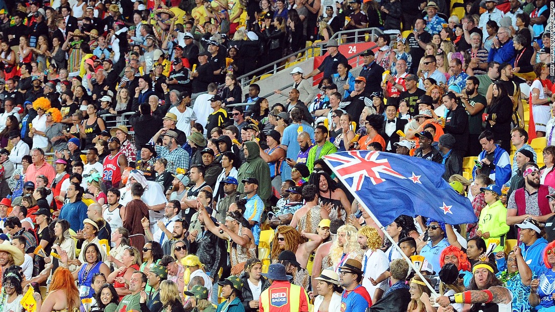 About 30,000 fans turned up over the two days to cheer on the teams. While numbers were not close to filling the Westpac Stadium&#39;s capacity of 34,500, the crowd was its  usual colorful, creative, chaotic self. 