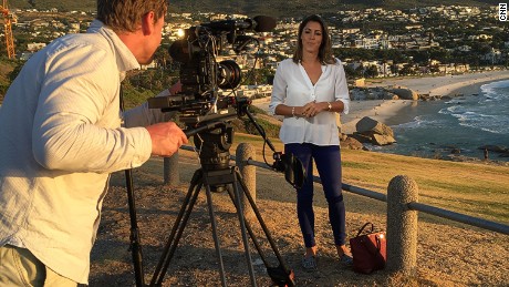 Aly Vance on location in Cape Town, South Africa for February&#39;s Winning Post show.