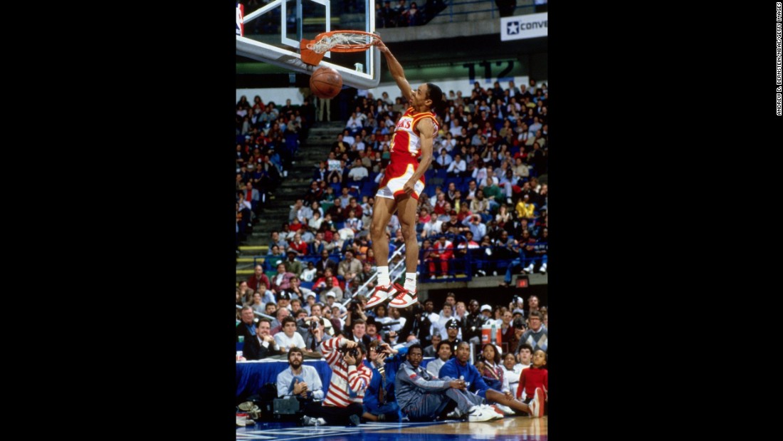&lt;strong&gt;Spud Webb (1986):&lt;/strong&gt; Wilkins was dethroned in the finals by one of the shortest players in league history -- his 5-foot-7-inch Atlanta Hawks teammate, Spud Webb. Webb, competing in his hometown of Dallas, showed off his amazing vertical leap and proved that dunks are not only for the tall guys. (Wilkins is 6-foot-8.)