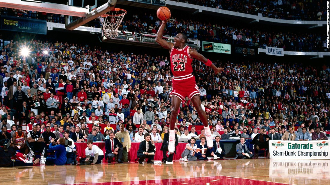 &lt;strong&gt;Michael Jordan (1988):&lt;/strong&gt; Jordan and Wilkins picked up where they left off in 1985, staging perhaps the most memorable showdown in the history of the Slam Dunk Contest. The two went tit-for-tat in the finals, with both scoring a pair of perfect 50s. In the end, however, it was Jordan -- with the support of the hometown Chicago crowd -- clinching back-to-back titles.
