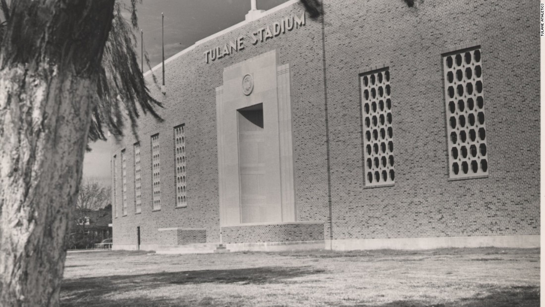 The original red brick front of Tulane Stadium withstood the city&#39;s harsh elements far better than the steel grandstands built as seating extensions in later years. The costly upkeep to prevent the steel&#39;s erosion eventually led to the decision to tear the stadium down.  
