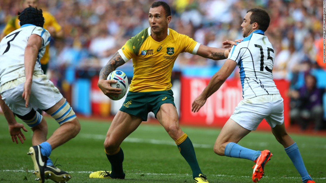 He joined Toulon in November after the 2015 Rugby World Cup, where he played his 58th and potentially final 15-a-side international for the Wallabies in the group game against Uruguay.