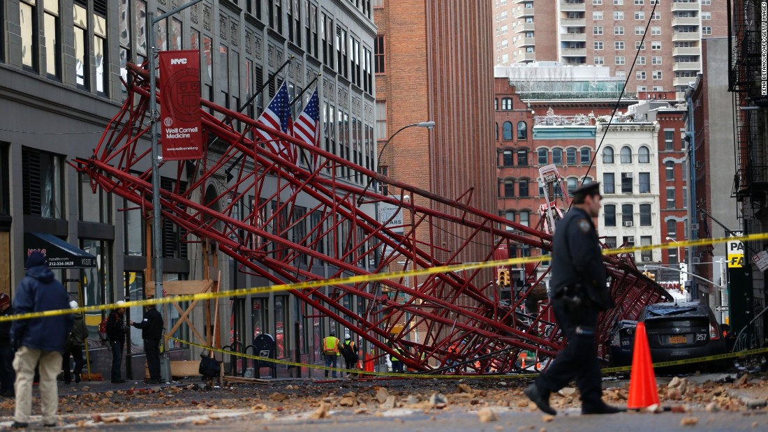 New York City crane collapse 1 dead, 2 seriously hurt CNN