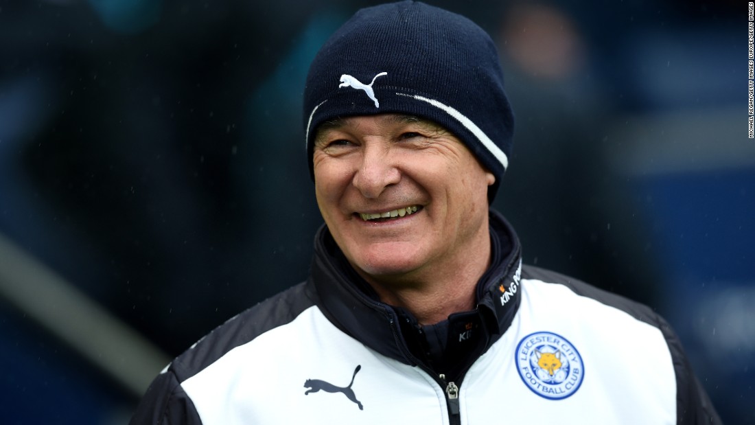 Manager Claudio Ranieri of Leicester City is all smiles prior to the Premier League match between Manchester City and Leicester City at the Etihad Stadium on February 6, 2016 in Manchester, England.