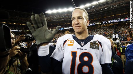 Denver&#39;s Peyton Manning  ends his career by beating the Carolina Panthers in Super Bowl 50.