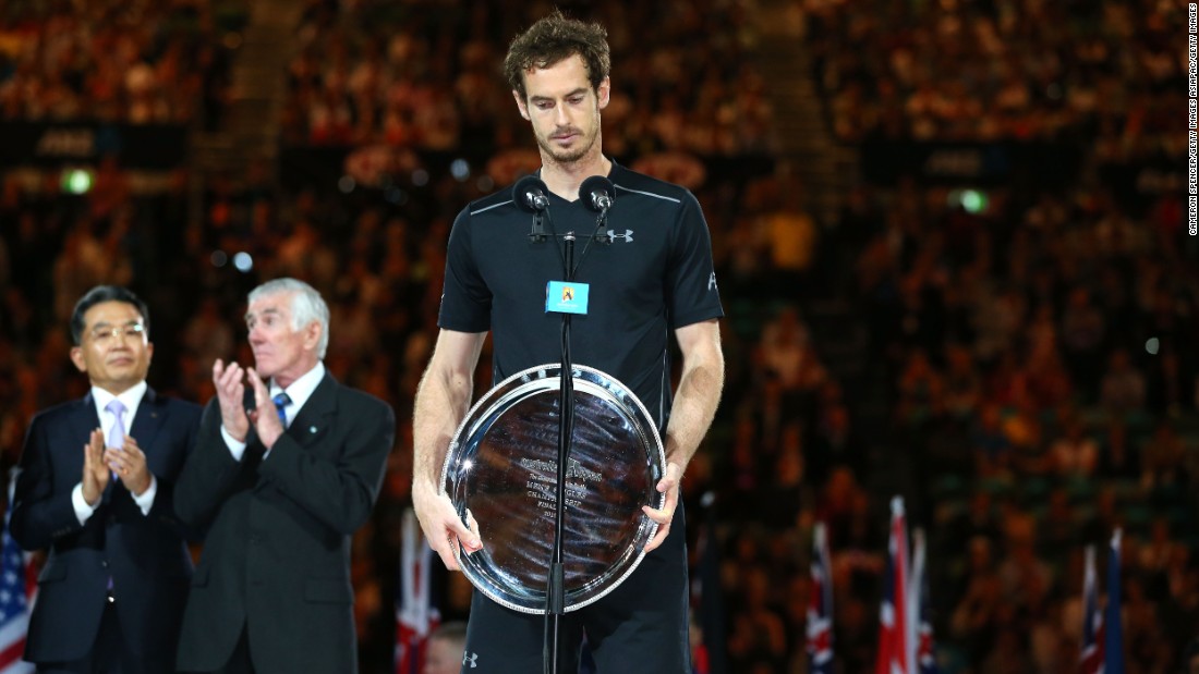 &quot;You&#39;ve been a legend the last two weeks,&quot; Murray said of his wife in a tearful Australian Open runner-up speech. &quot;Thank you so much for all of your support and I&#39;ll be on the next flight home.&quot;