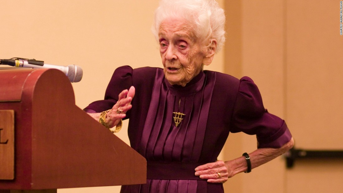 Rita Levi-Montalcini (1909-2012) was an Italian neuroscientist known for her work in neurobiology. Along with Stanley Cohen, she won the 1986 Nobel Prize in Physiology or Medicine for their discovery of nerve growth factor, a protein controlling growth and development. Prior to her death in 2012, she was the oldest living Nobel laureate and first ever to reach their 100th birthday.