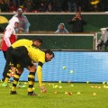 Dortmund football protest
