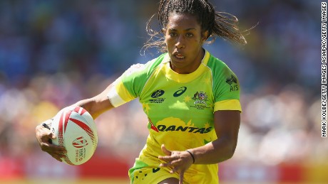 Ellia Green: Australia&#39;s rugby strongwoman aims to make mom smile